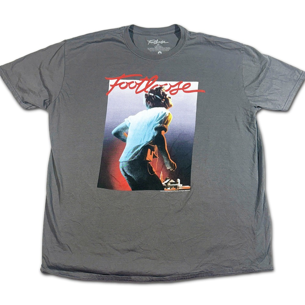 Footloose 2020 Gray Kevin Bacon Graphic T-Shirt Size 2XL